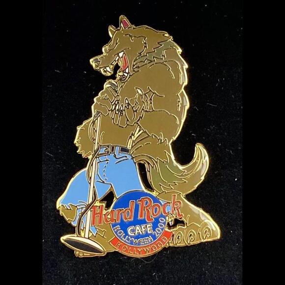 Hard Rock Cafe HOLLYWOOD 2000 HALLOWEEN ~ Monsters Band Limited Edition Pin Set - Picture 5 of 9
